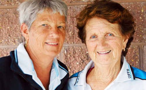 Kate Thornborough (left) has been honoured for her contribution to netball in the same way as Myra Zacher. Kate Thornborough (left) has been honoured for her contribution to netball in the same way as Myra Zacher.